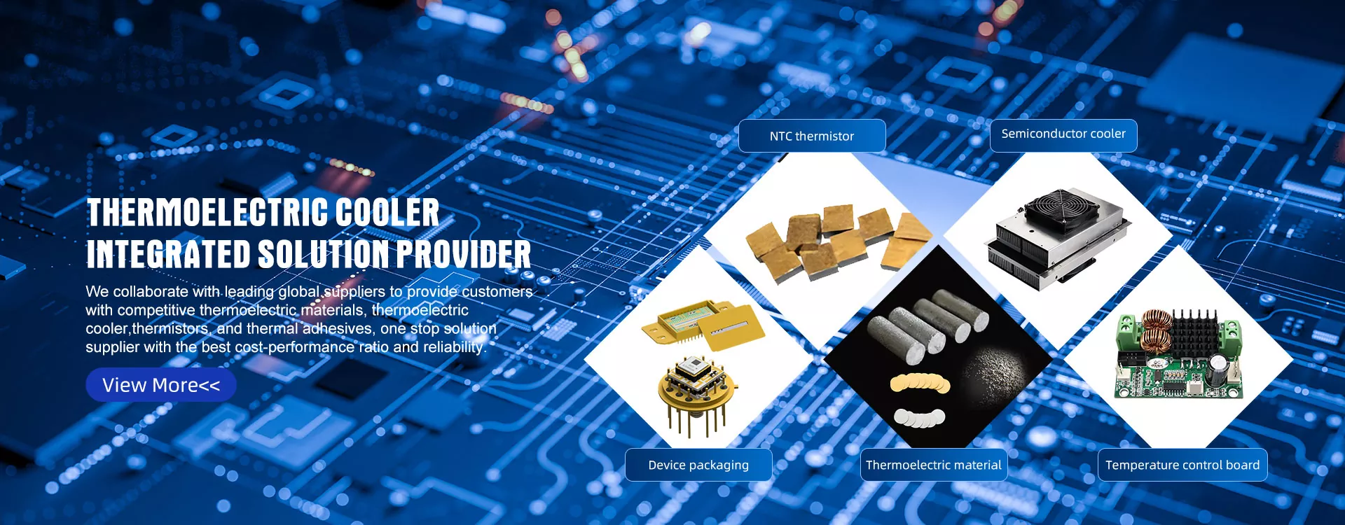 Якісні термоелектричні охолоджувачі в зборі
